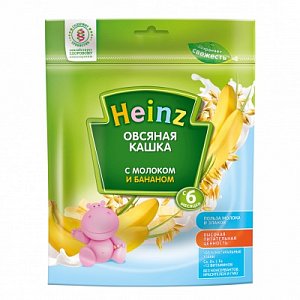 Heinz Каша Овсяная с бананом и молоком с 6 мес. 250 г