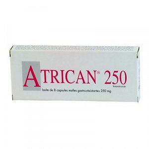 Атрикан капсулы кишечнорастворимые 250 мг 8 шт.