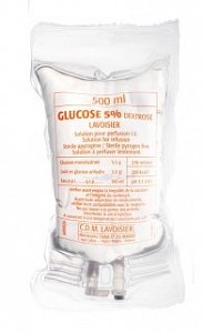Глюкоза раствор для инфузий 5% 500 мл пакет Мосфарм