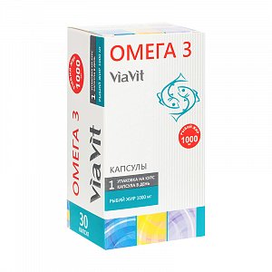 Омега-3 капсулы 1000 мг 30 шт. Аиавит (БАД)