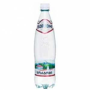 Вода Боржоми минеральная газированная 0,5 л бутылка ПЭТ
