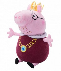 Peppa Pig Мягкая игрушка Папа Свин Король 31154 30 см