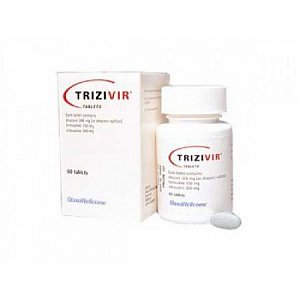 Тризивир таблетки покрытые оболочкой 300 мг+150 мг+ 300 мг 60 шт.