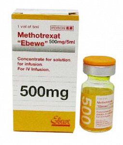 Метотрексат-Эбеве раствор для инъекций 500 мг/5 мл флакон 1 шт.