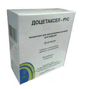 Доцетаксел-Рус концентрат для приготовления раствора для инфузий 80 мг/2 мл 1 шт.