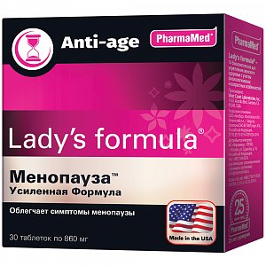 Lady`s Formula Менопауза Усиленная формула таблетки 30 шт.