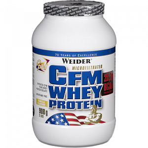 Weider CFM Whey Protein шоколад банка 908 г.