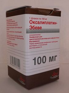 Оксалиплатин-Эбеве лиофилизат для приготовления раствора для инфузий 100 мг 1 шт.