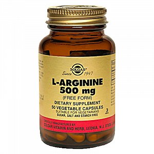 Солгар L-Аргинин таблетки 500 мг 50 шт. (БАД)