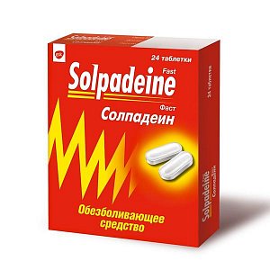 Солпадеин Фаст таблетки покрытые пленочной оболочкой 24 шт.