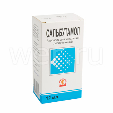 аэрозоль для ингаляций дозированный 100 мкг/доза 12 мл