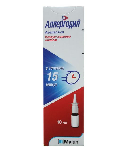 спрей назальный дозированный 140 мкг/доза флакон с дозатором-распылителем 10 мл