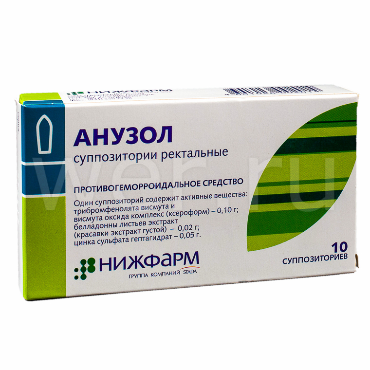 суппозитории ректальные 10 шт.