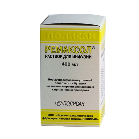 раствор для инфузий флакон 400 мл