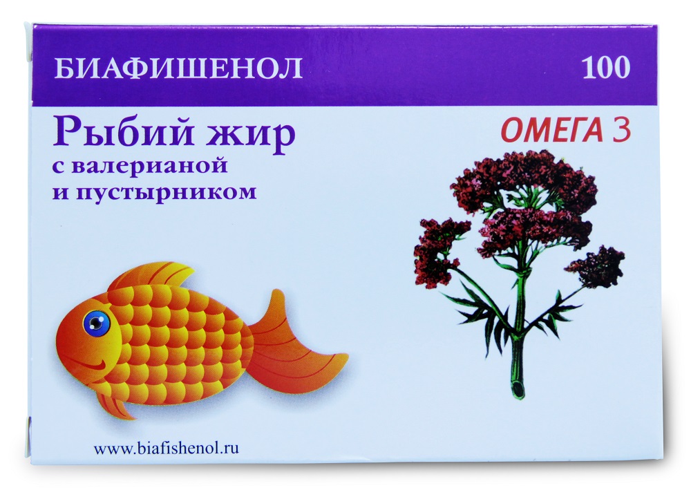 капсулы 100 шт. с валерианой и пустырником (БАД)