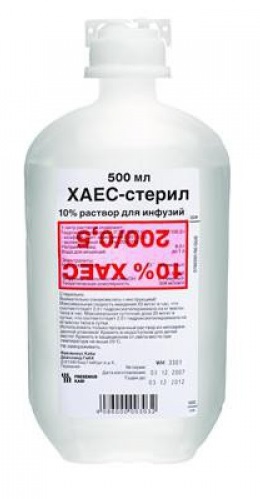 Хаес-Стерил флакон 500 мл 0,1 10 шт