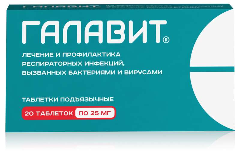 таблетки подъязычные 25 мг 20 шт.