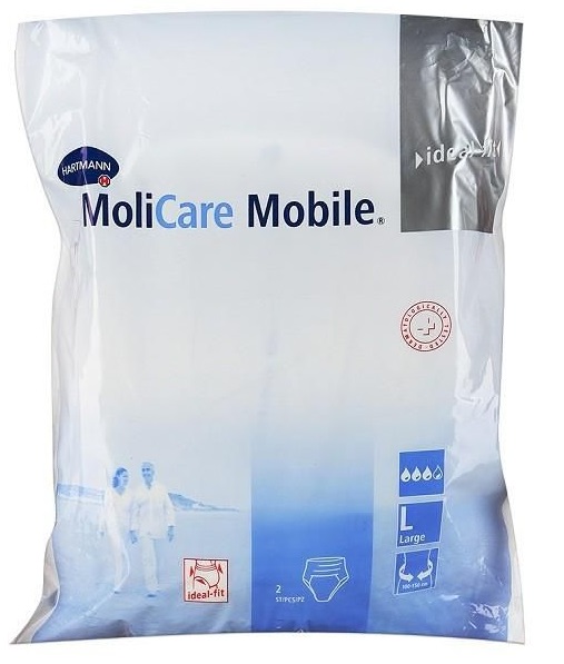 molicare  Подгузники-трусики для взрослых xl 2 шт. (130-170см)