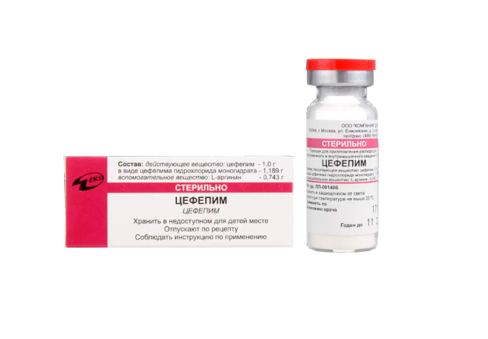 порошок для приготовления раствора для внутривенного и внутримышечного введения 1 г флакон 1 шт.