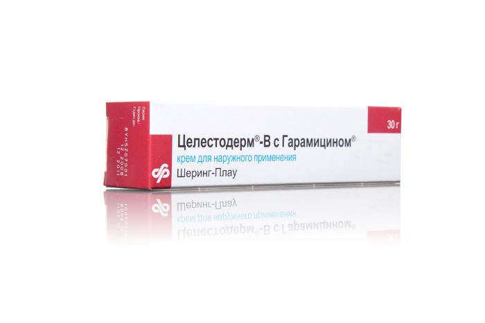 Целестодерм-в с гарамицином крем для наружного применения туба 30 г