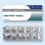 Листрил Плюс таблетки 5 мг 12,5 мг 30 шт