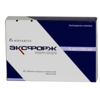 таблетки покрытые пленочной оболочкой 5 мг+160 мг 28 шт.