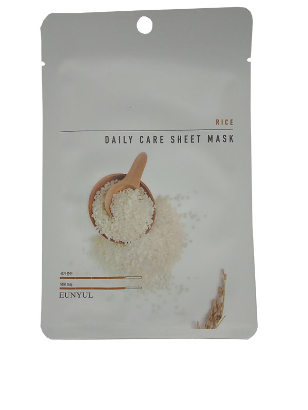 для лица с экстрактом риса 22 мл rice daily care sheet mask
