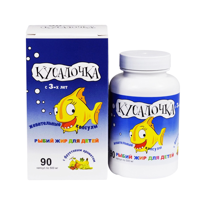 Кусалочка капсулы жевательные 500 мг 90 шт. (БАД)