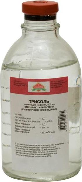 раствор для инфузий бутылка стеклянная 400 мл