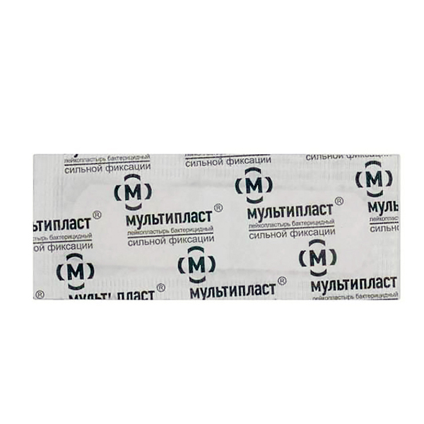 2,5 см х 7,2 см сильной фиксации Мультипласт