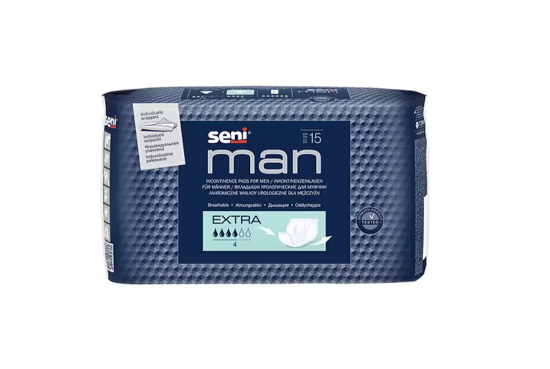 Seni Man Extra Вкладыши урологические для мужчин 15 шт.