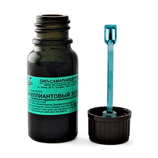 1% 10 мл раствор для наружного применения спиртовой полимерный флакон с помазком