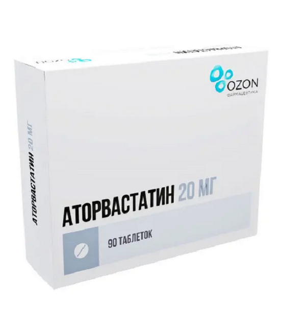 20мг №90 табл. п.п.о. Озон