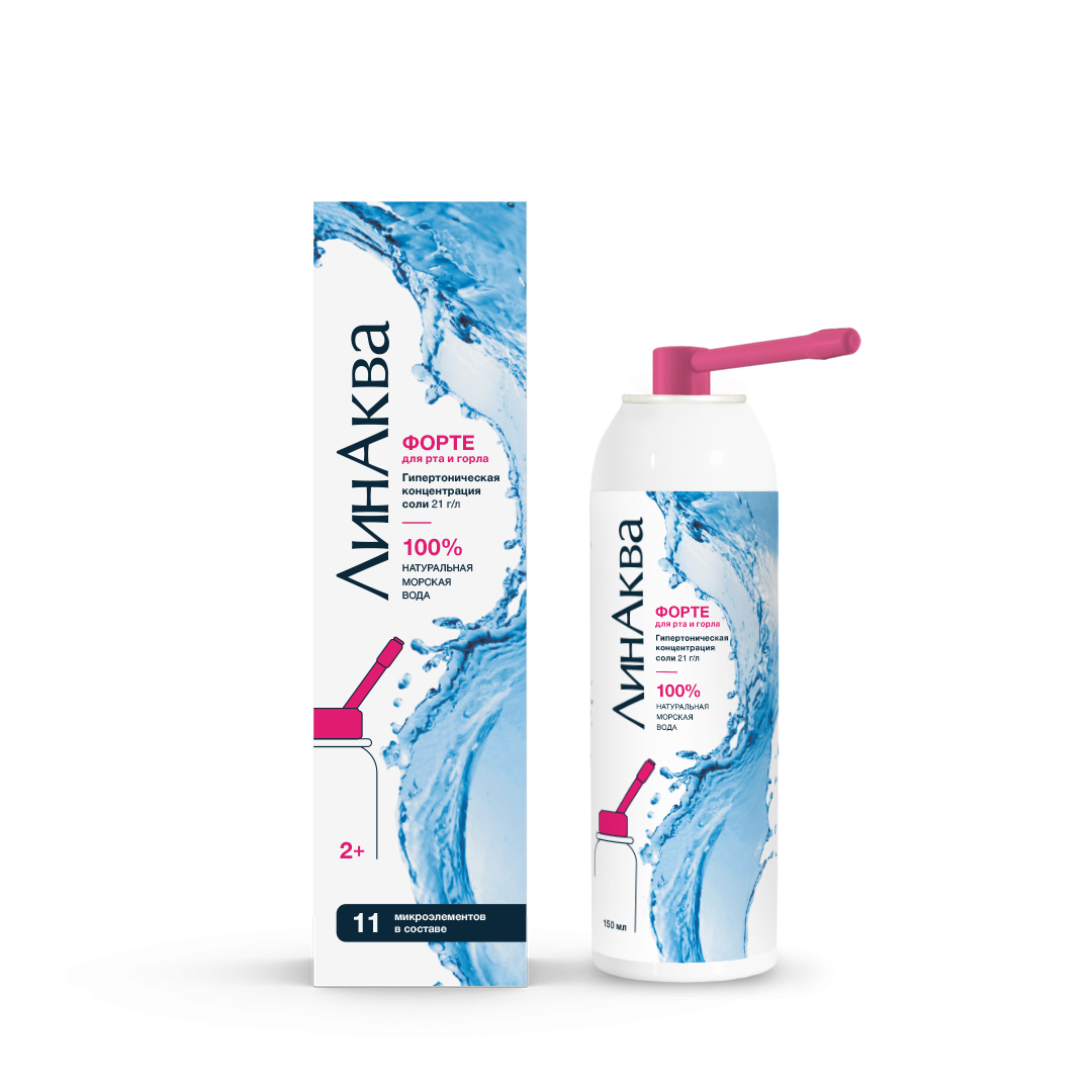Форте средство для проывания рта и горла 21 г/л душ 125 мл