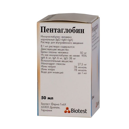 раствор для внутривенного введения 5% флакон 50 мл