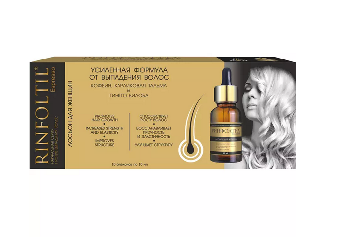 с кофеином Усиленная формула Лосьон для женщин флаконы 10мл 10 шт.