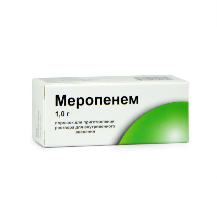 порошок для приготовления раствора для внутривенного введения 1 г флакон 1 шт. Интерфарма