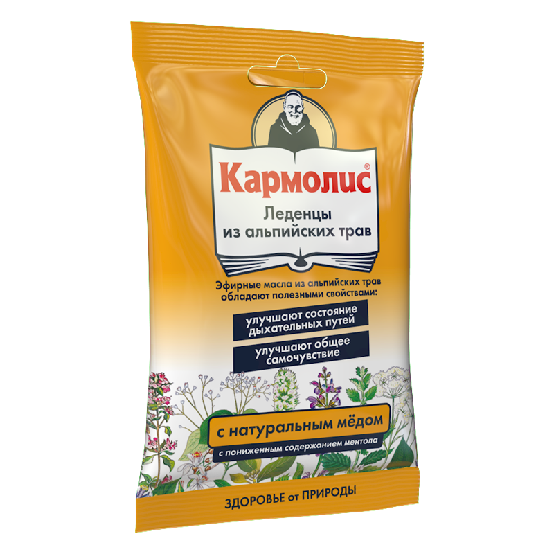 Леденцы от кашля с медом 75 г