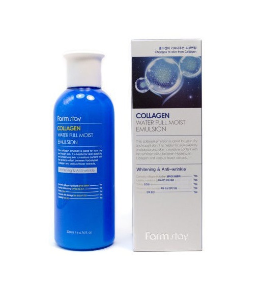 с коллагеном collagen water full moist emulsion 200 мл