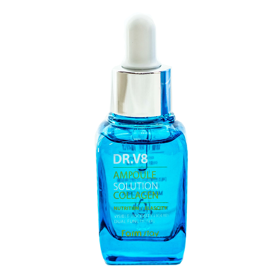 многофункциональная ампульная с коллагеном dr-v8 ampoule solution collagen 30 мл