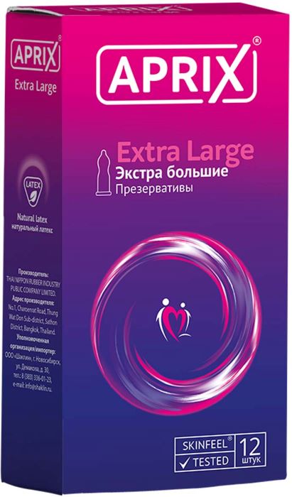 aprix Презервативы extra large экстра большие 12 шт.