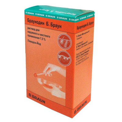 раствор для местного и наружного применения 7,5% флакон 100 мл