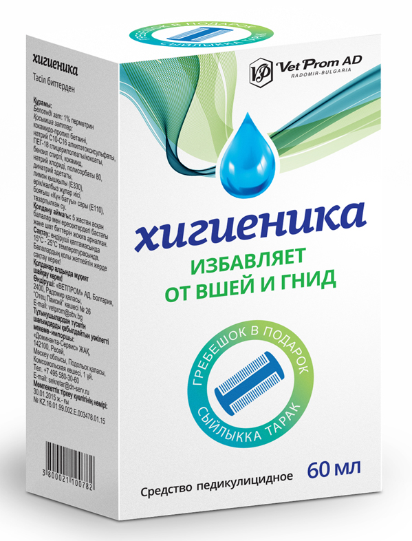 средство педикулицидное 1% 60 мл