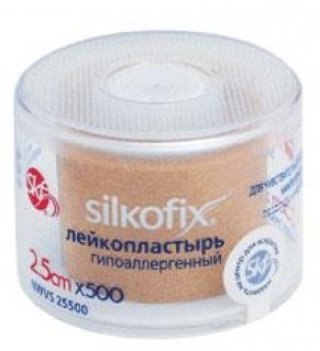 2,5 см х 500 см тканевая основа silkofix