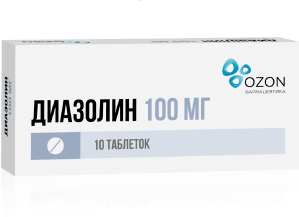 Диазолин таблетки 100 мг 10 шт. Озон