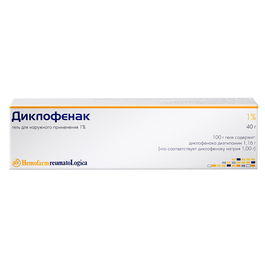 гель для наружного применения 1% туба 40 г