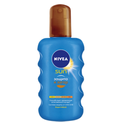 Масло-спрей для загара Защита и загар spf20 200 мл