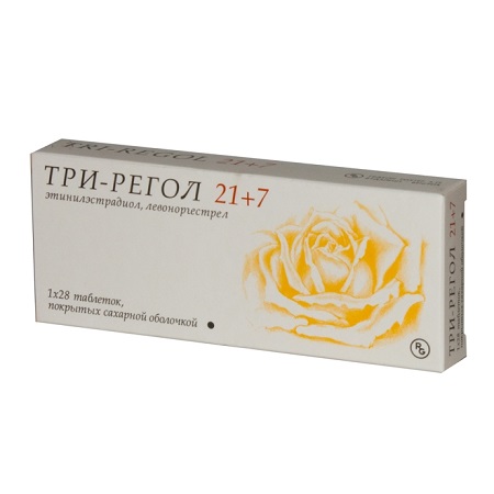 таблетки покрытые оболочкой 28 шт.