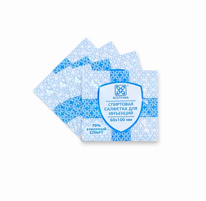 для инъекций 60 мм х 100 мм 50 шт.