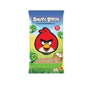 Авангард Энгри Бердс Влажные Детские Салфетки 20 штук мальчик